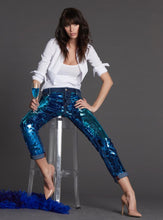 Load image into Gallery viewer, AGATA BLUE &amp; ALISON BLACK JEANS UNISEX
